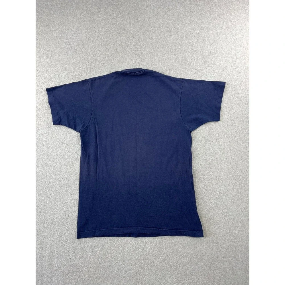 Vintage Penn State Nittany Lions Shirt Mens L Blue 1990s Made USA Short Sleeve